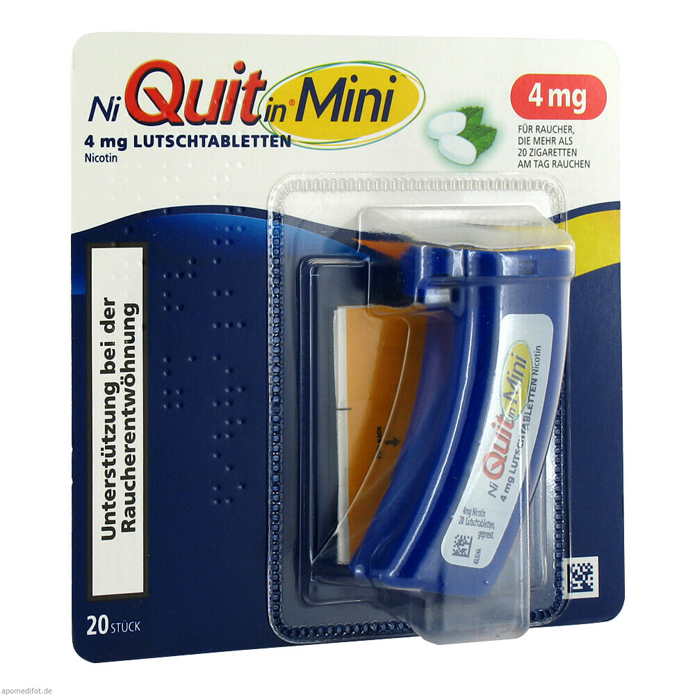 NIQUITIN MINI 4MG 20St (PERRIGO DEUTSCHLAND)