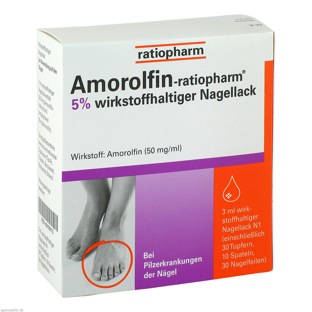 AMOROLFIN RATIOPHARM 5% 3ml (RATIOPHARM)