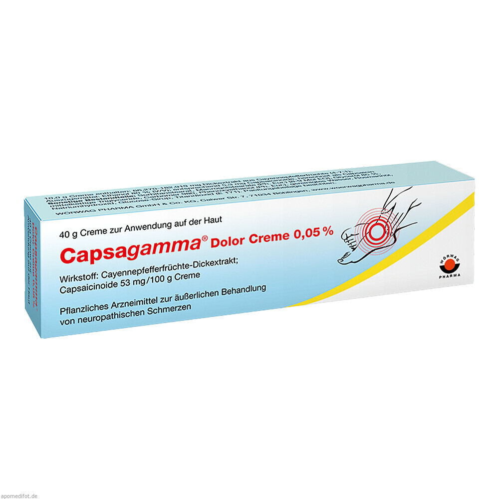 CAPSAGAMMA DOLOR 0.05% 40g (WOERWAG)