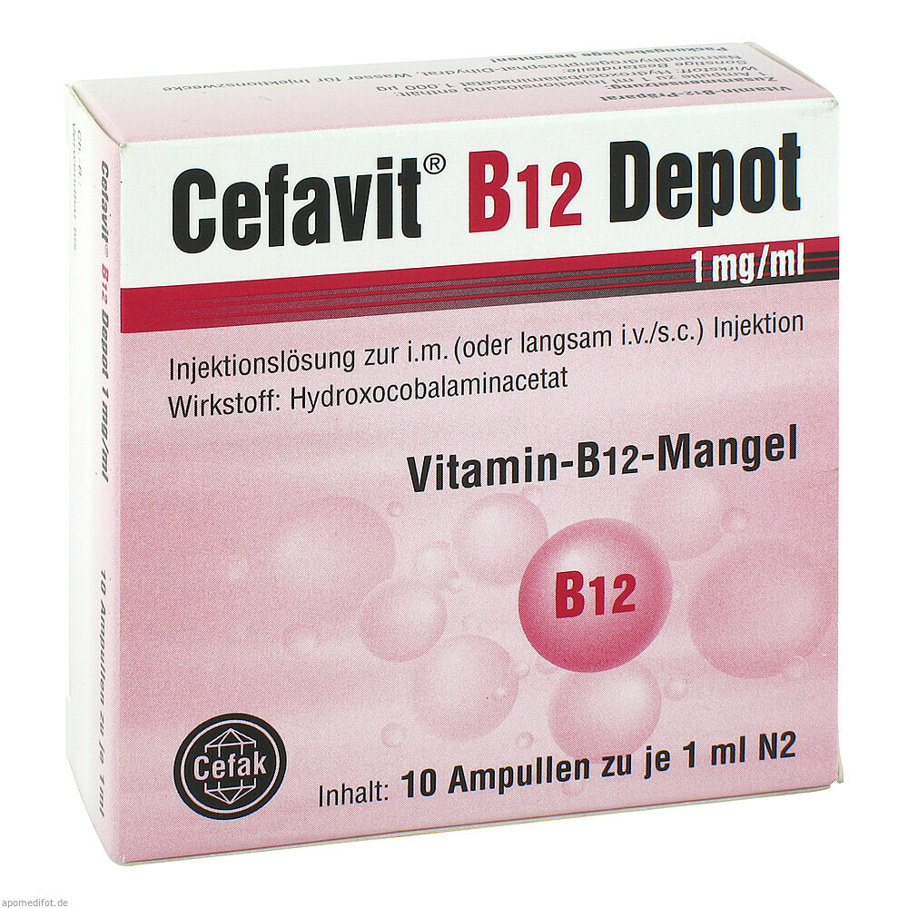 CEFAVIT B12 DEPOT 1MG/ML 10St (CEFAK)