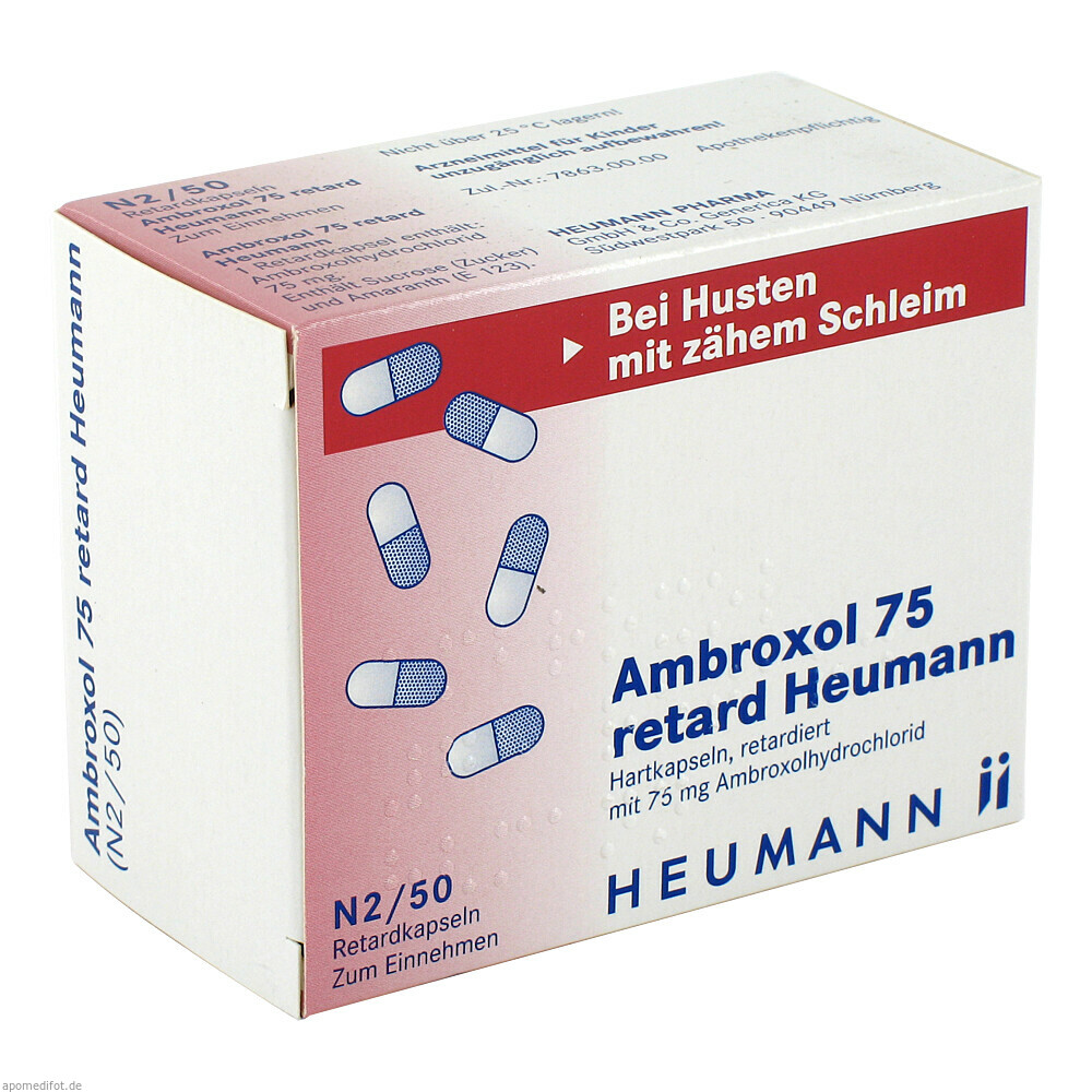 AMBROXOL 75 RETARD HEUMANN 50St (HEUMANN PHARMA GENER.)