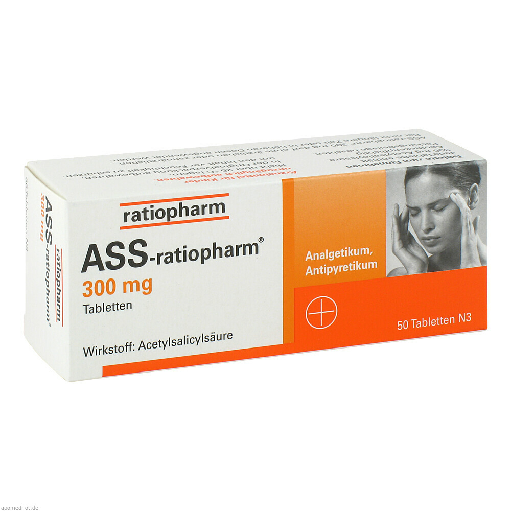 ASS RATIOPHARM 300MG 50St (RATIOPHARM)