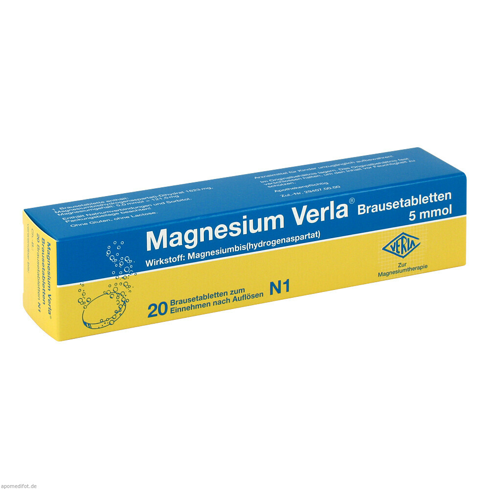 MAGNESIUM VERLA BRAUSETABL 20St (VERLA)