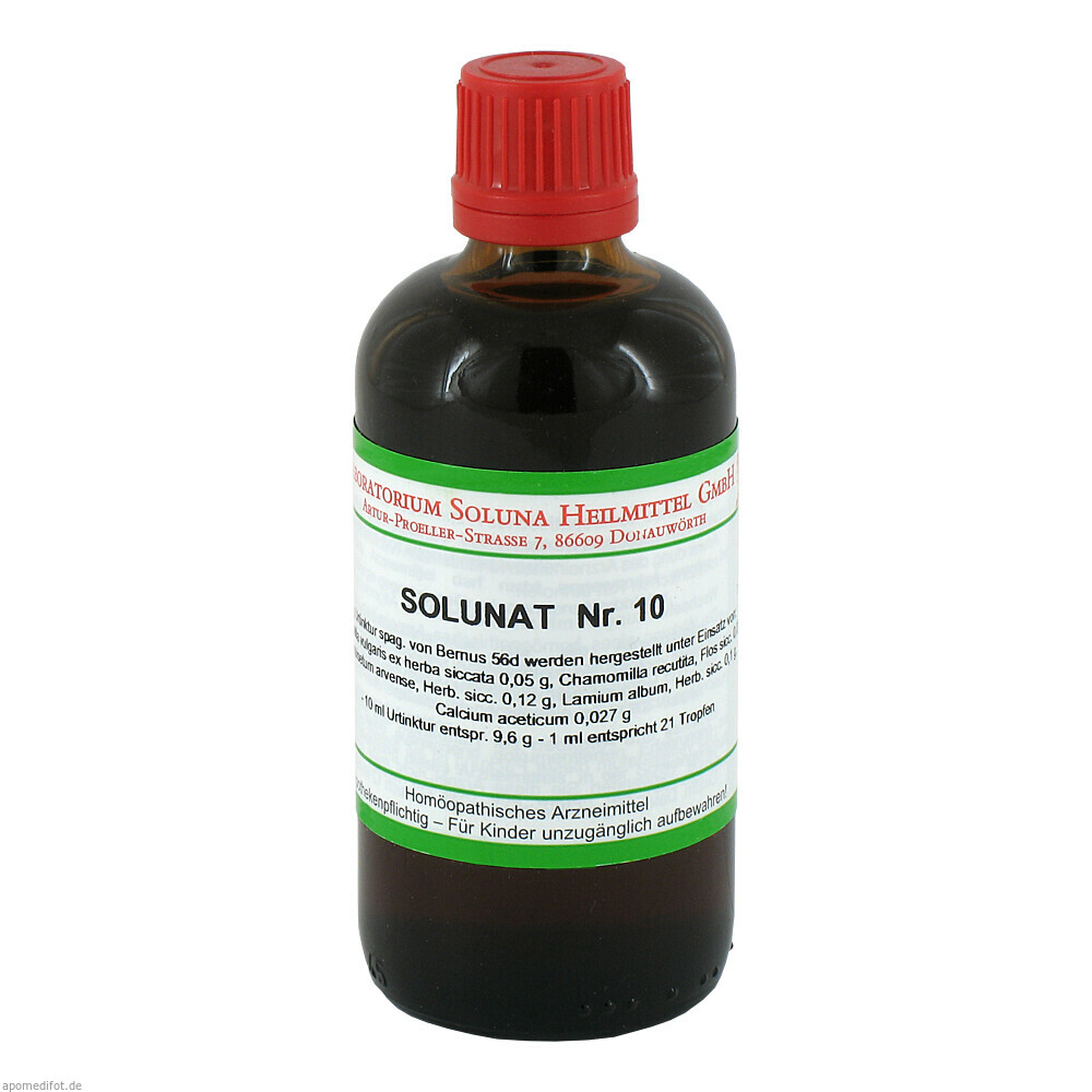 SOLUNAT NR 10 100ml (LABORATORI)