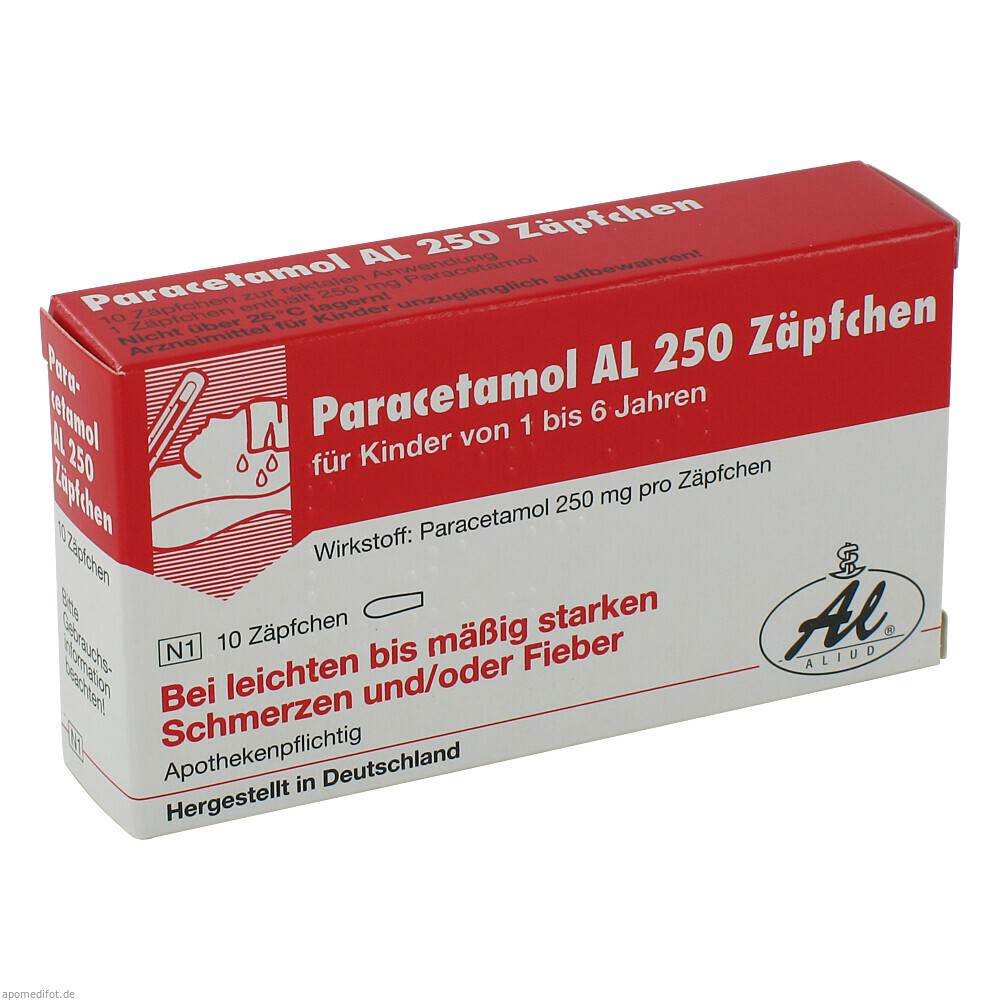 PARACETAMOL AL 250 10St (ALIUD PHARMA GMBH)