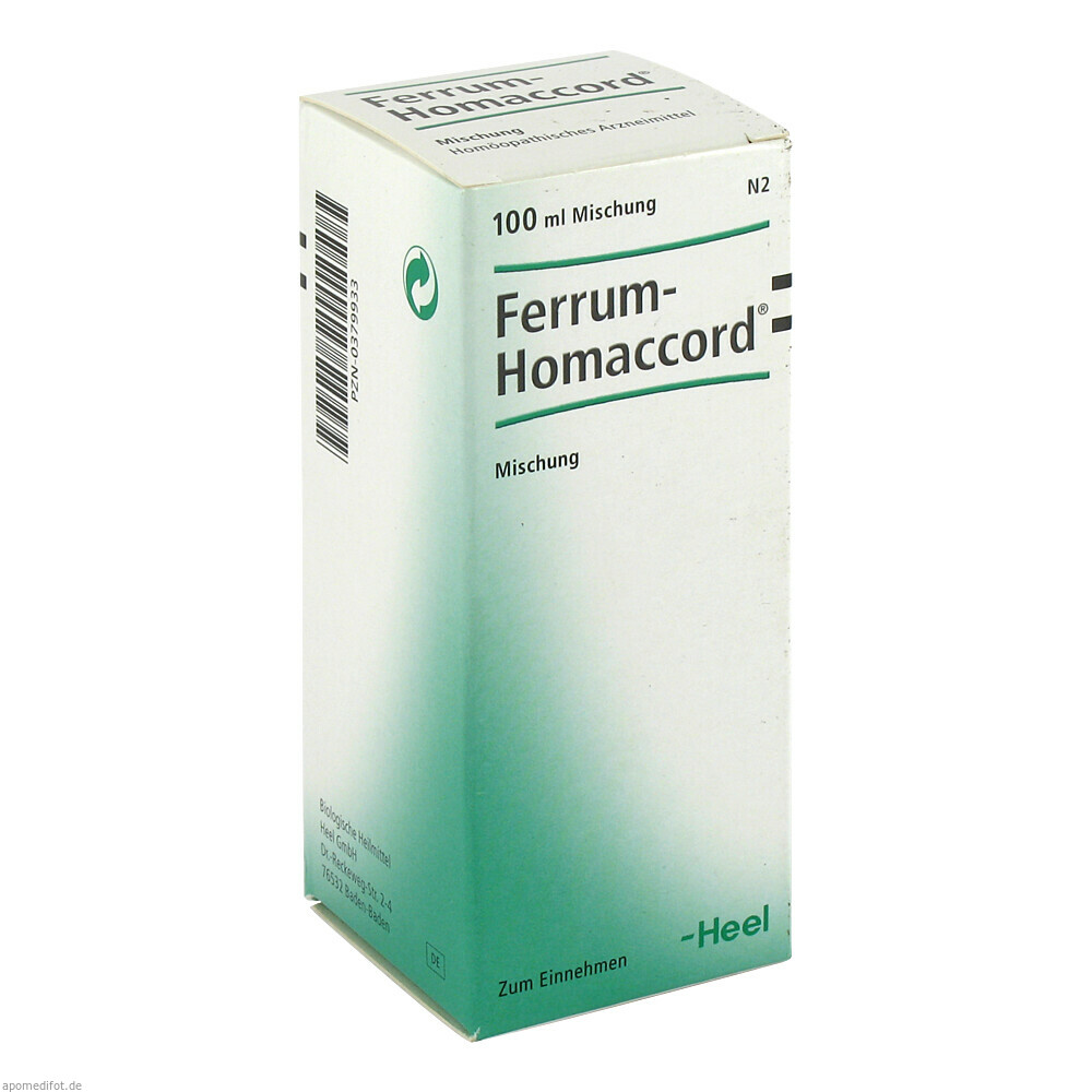 FERRUM HOMACCORD 100ml (HEEL)