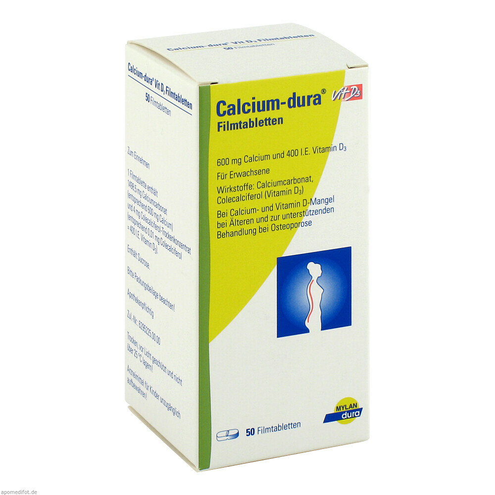 CALCIUM DURA VIT D3 50St (VIATRIS HEALTHCARE)