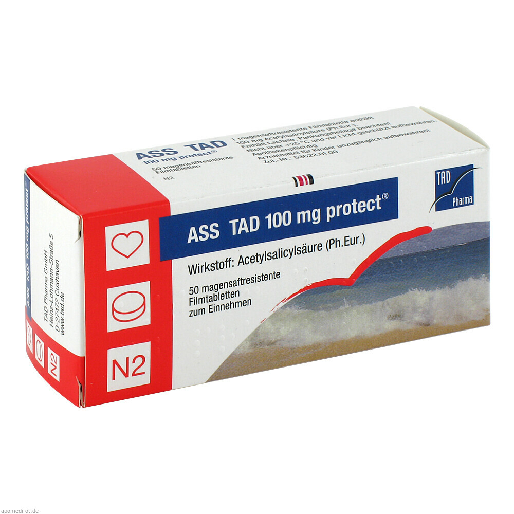 ASS TAD 100MG PROTECT 50St (TAD)