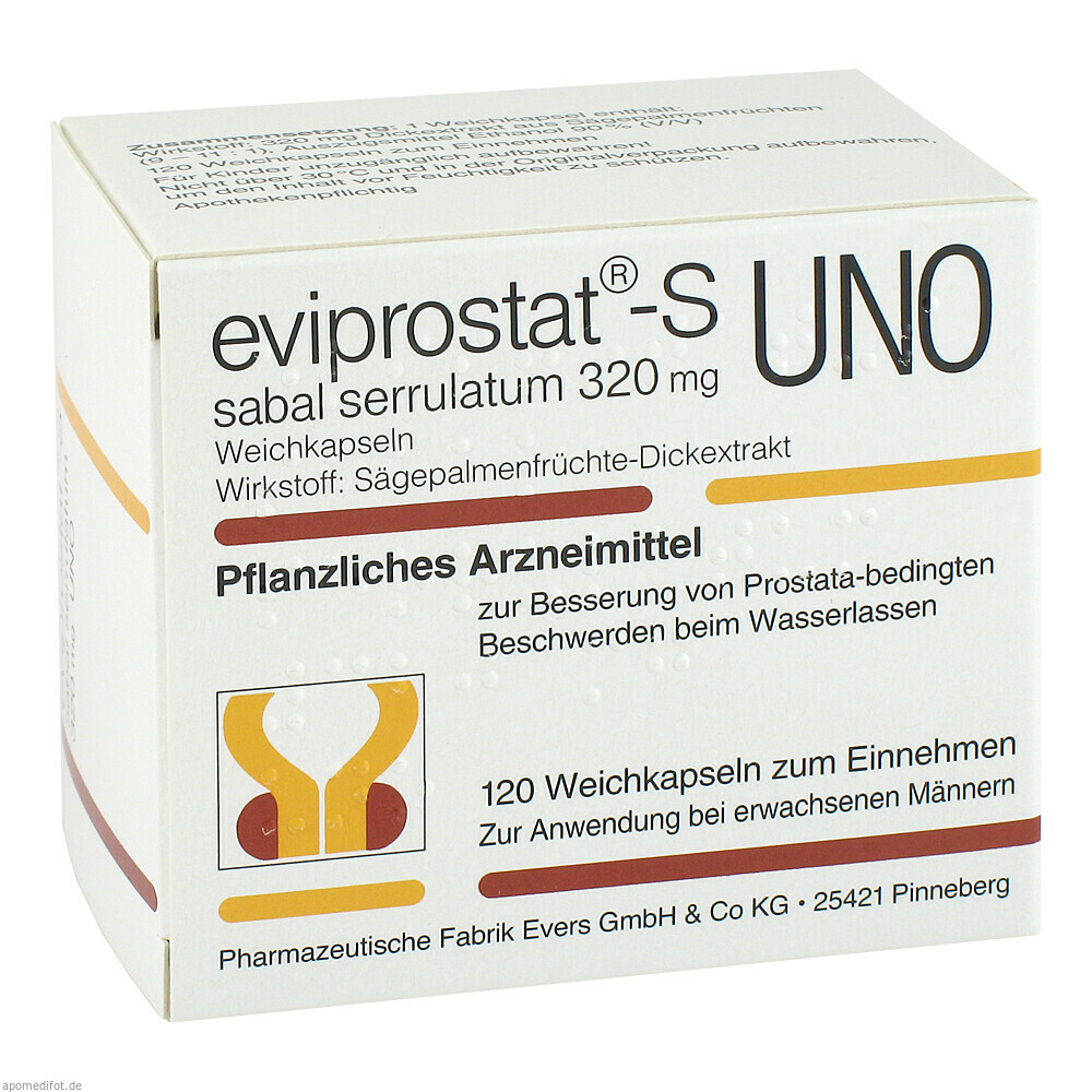 EVIPROSTAT S SAB SER320UNO 120St (EVERS)