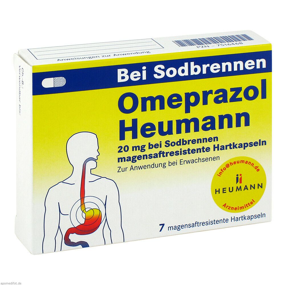 OMEPRAZOL HEUMANN 20MG 7St (HEUMANN PHARMA GENER.)