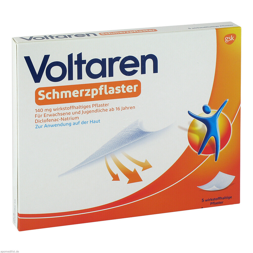 VOLTAREN SCHMERZPFL 140MG 5St (GSK OTC MEDICINES)