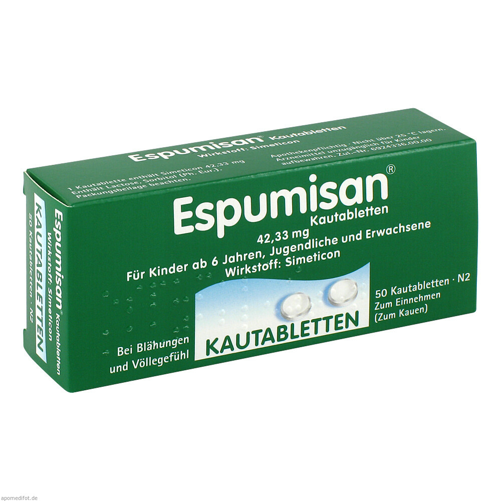 ESPUMISAN KAUTABLETTEN 50St (BERLIN CHEMIE)