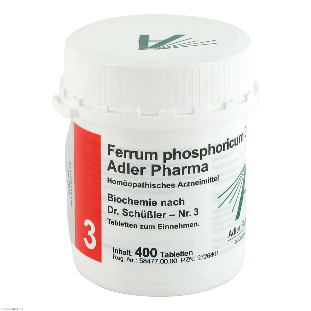 BIOCH ADLER 3 FERR PHOD12 400St (ADLER PHARMA)