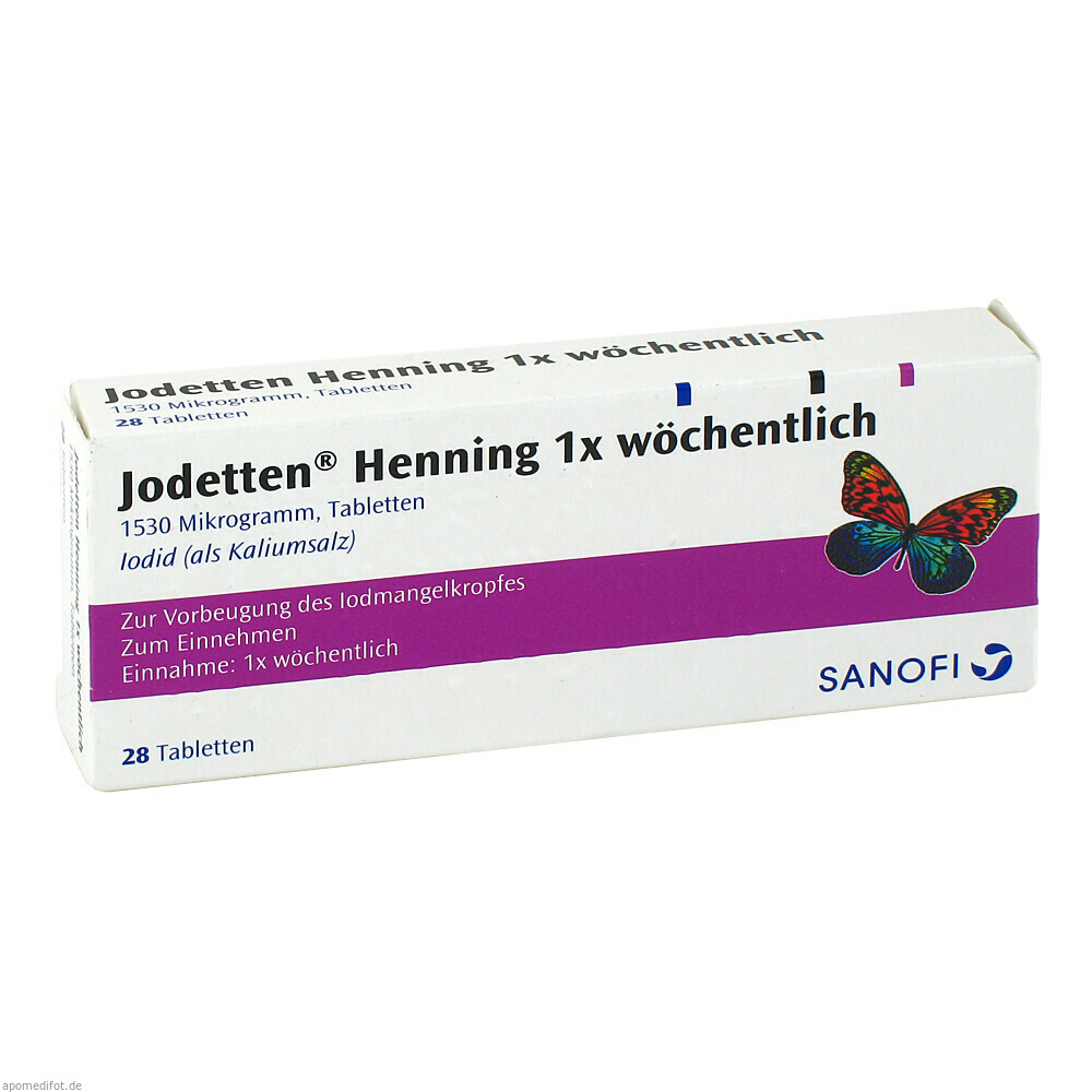 JODETTEN HENNING 1X WOECH 28St (SANOFI AVENTIS)