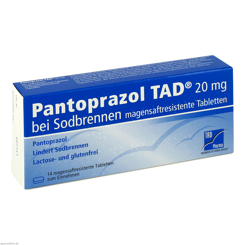 PANTOPRAZOL TAD 20MG SODBR 14St (TAD)