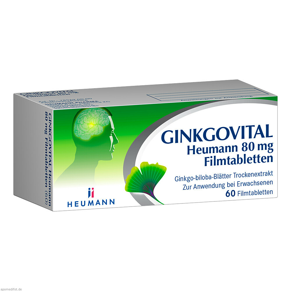 GINKGOVITAL HEUMANN 80MG 60St (HEUMANN PHARMA GENER.)