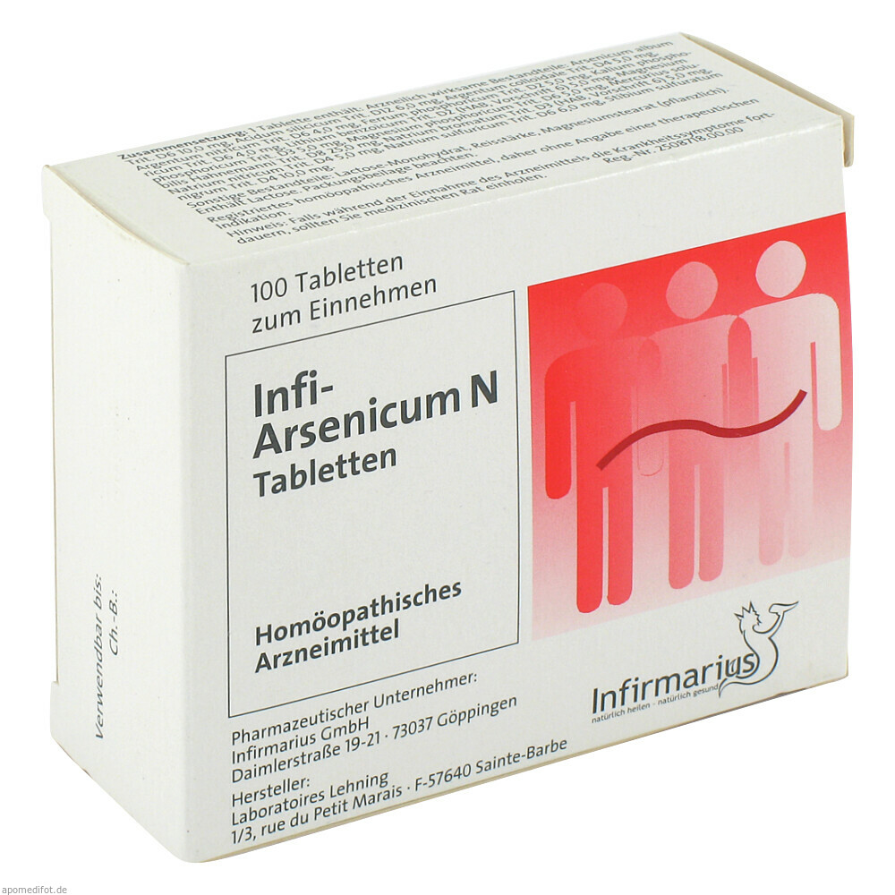 INFI ARSENICUM N TABLETTEN 100St (INFIRMARIUS GMBH)