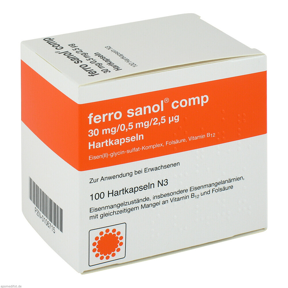 FERRO SANOL COMP 100St (UCB)