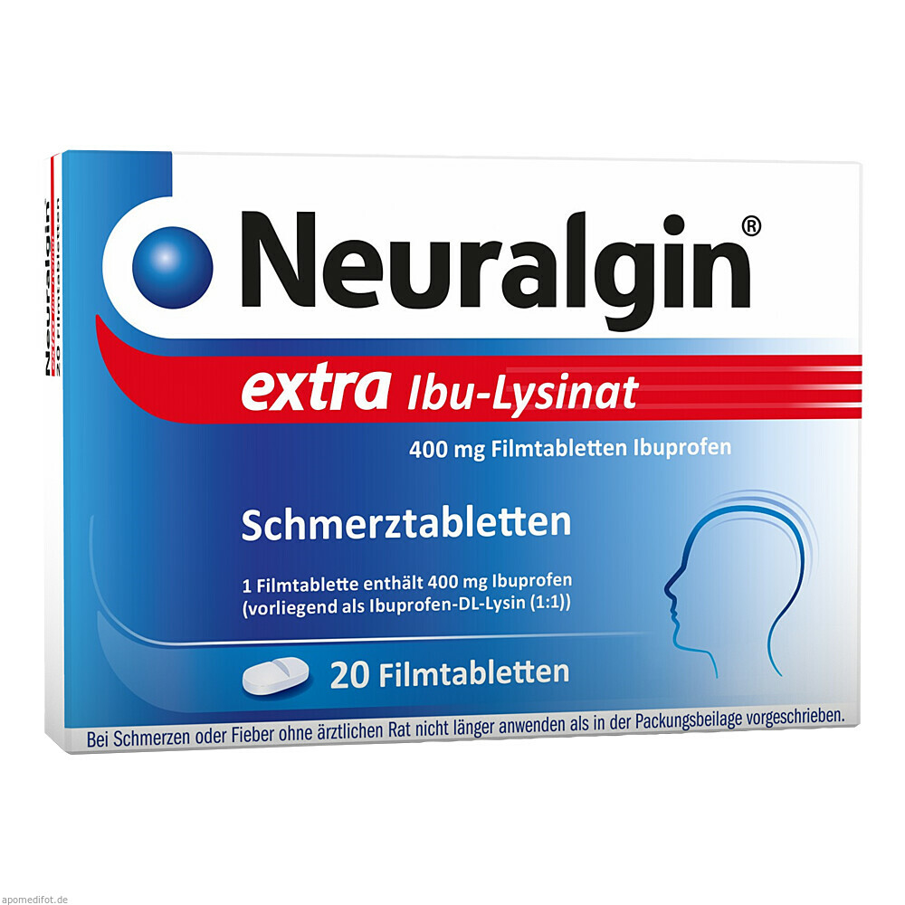 NEURALGIN EXT IBU LYSINAT 20St (PFLEGER)