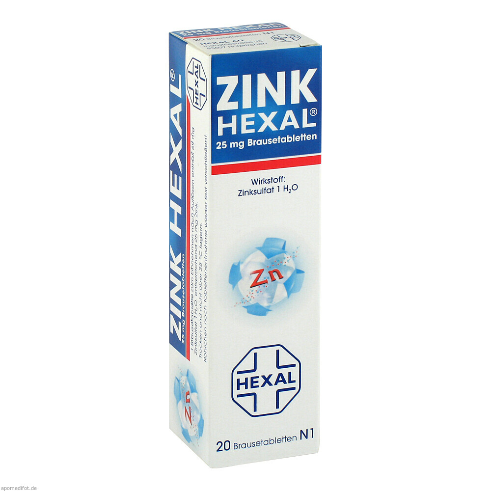 ZINK HEXAL BRAUSETABLETTEN 20St (HEXAL)