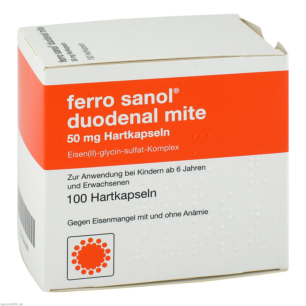 FERRO SANOL DUO MITE 50MG 100St (UCB)