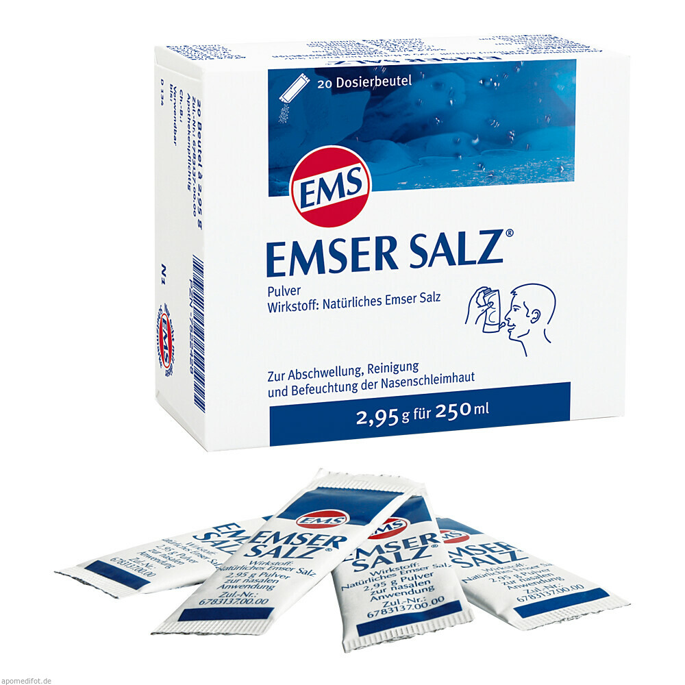 EMSER SALZ BEUTEL 20St (SIDROGA / BAD EMS)