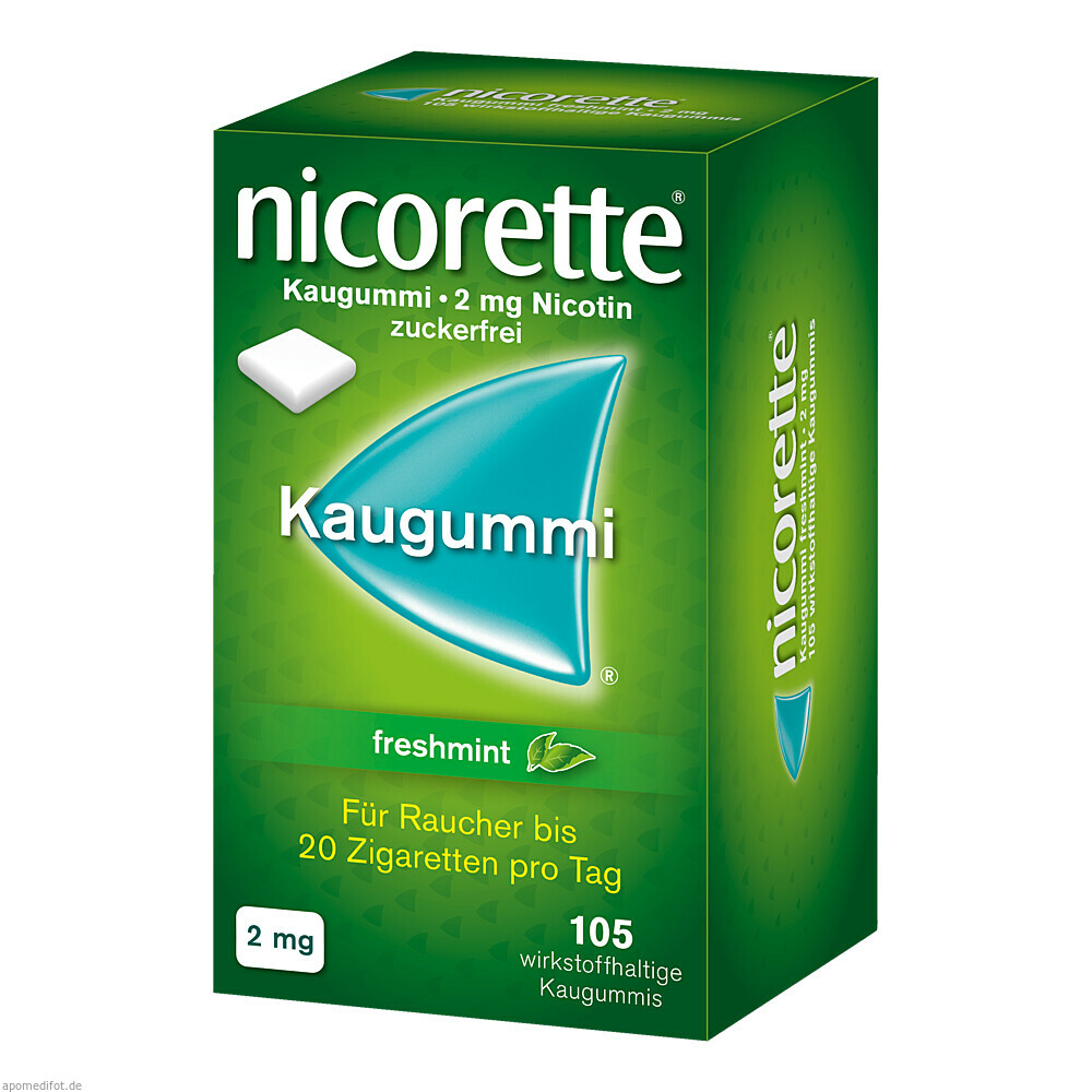 NICORETTE 2MG FRESHMINT 105St (JOHNSON & JOHNS. OTC)