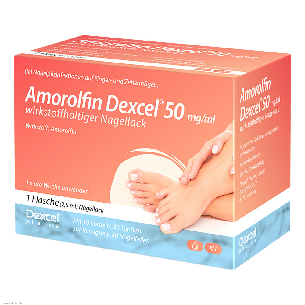 AMOROLFIN DEXCEL 50 MG/ML 2.5ml (DEXCEL)