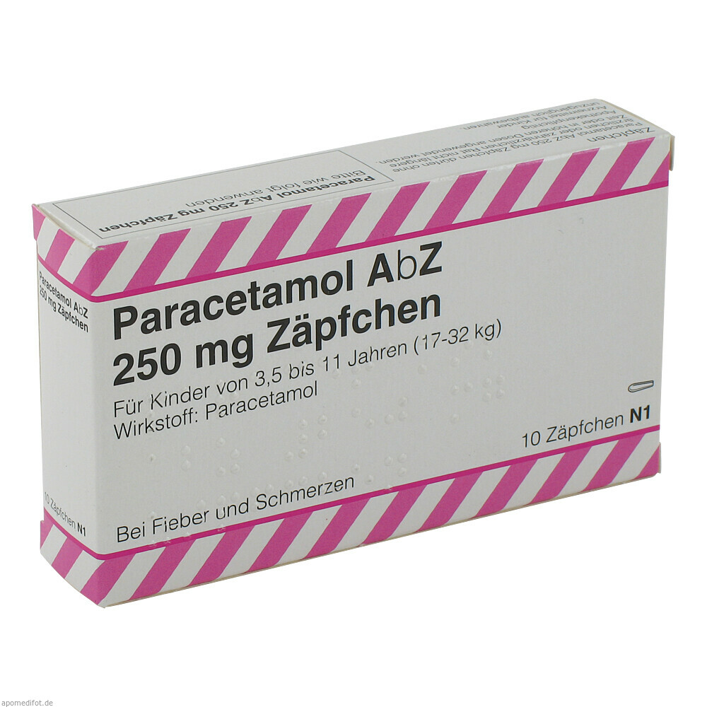 PARACETAMOL ABZ 250MG 10St (ABZ PHARMA)