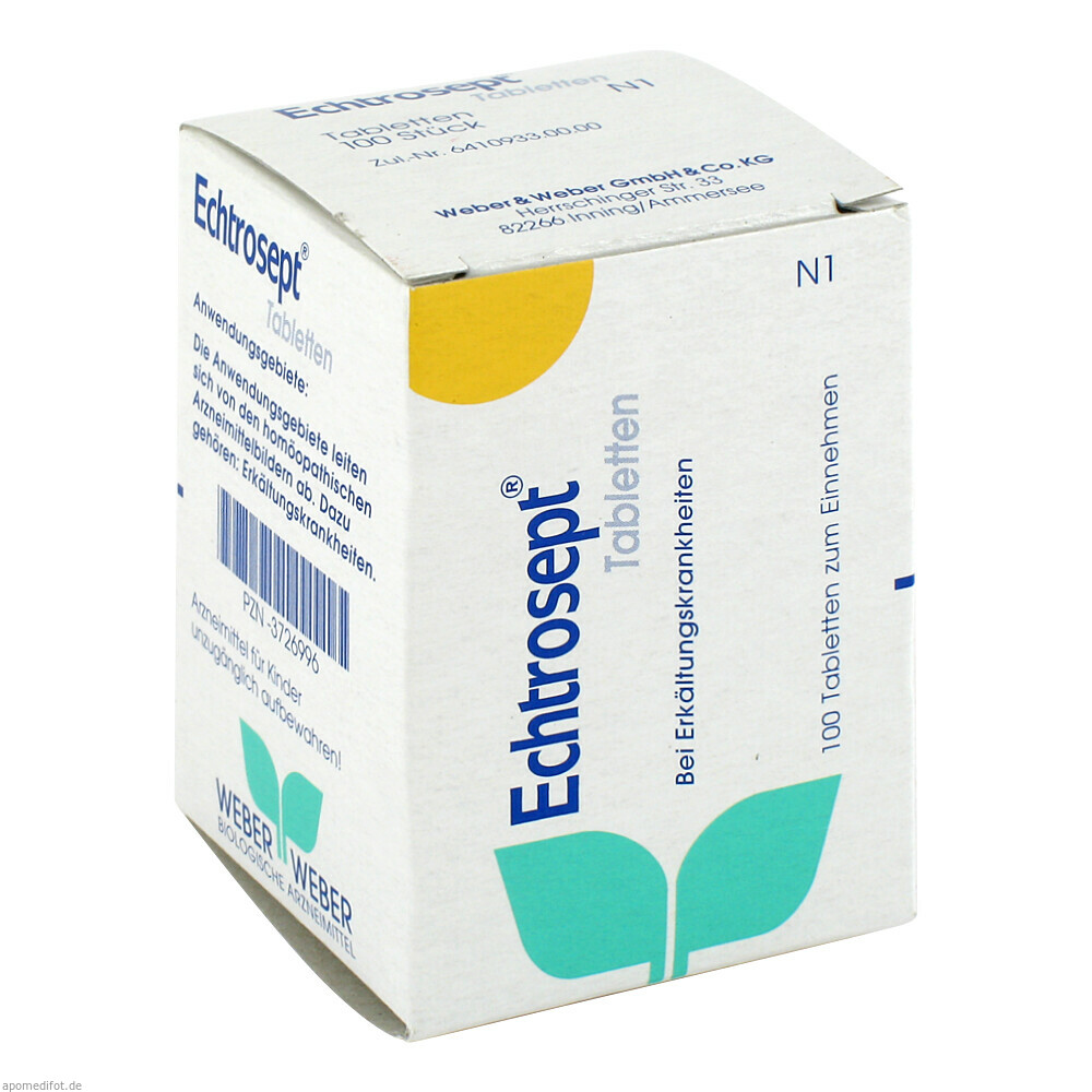 ECHTROSEPT TABLETTEN 100St (WEBER & WEBER)