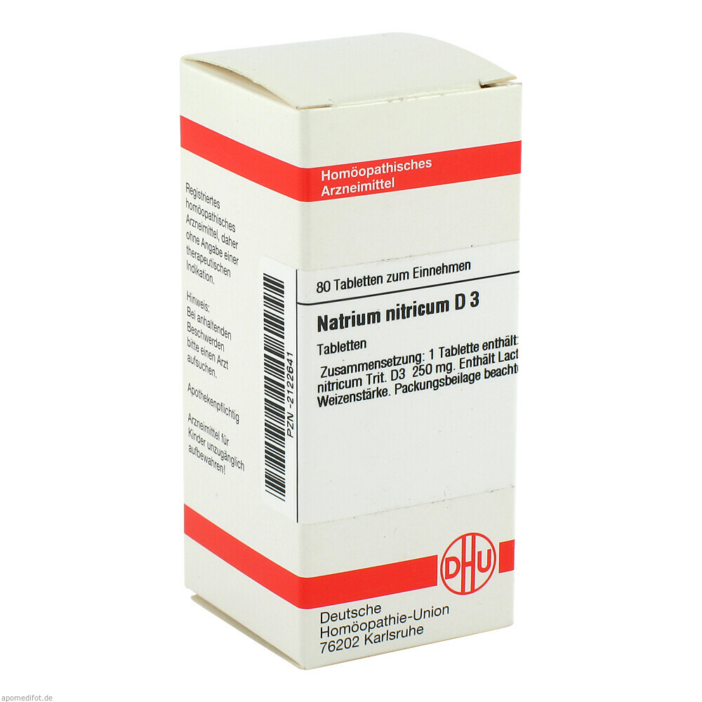 NATRIUM NITRIC D 3 80St (DHU)