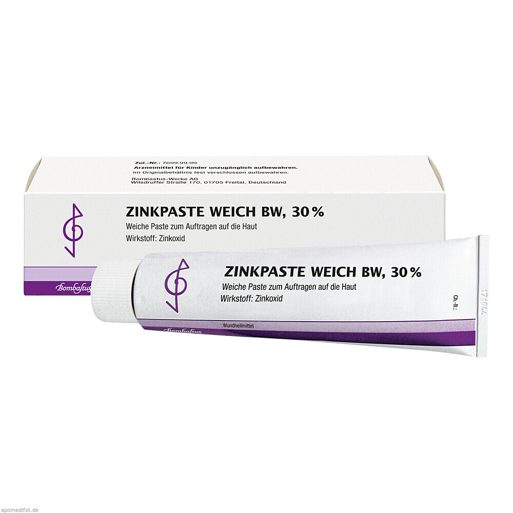 ZINKPASTE WEICH BW 100ml (BOMBASTUS)